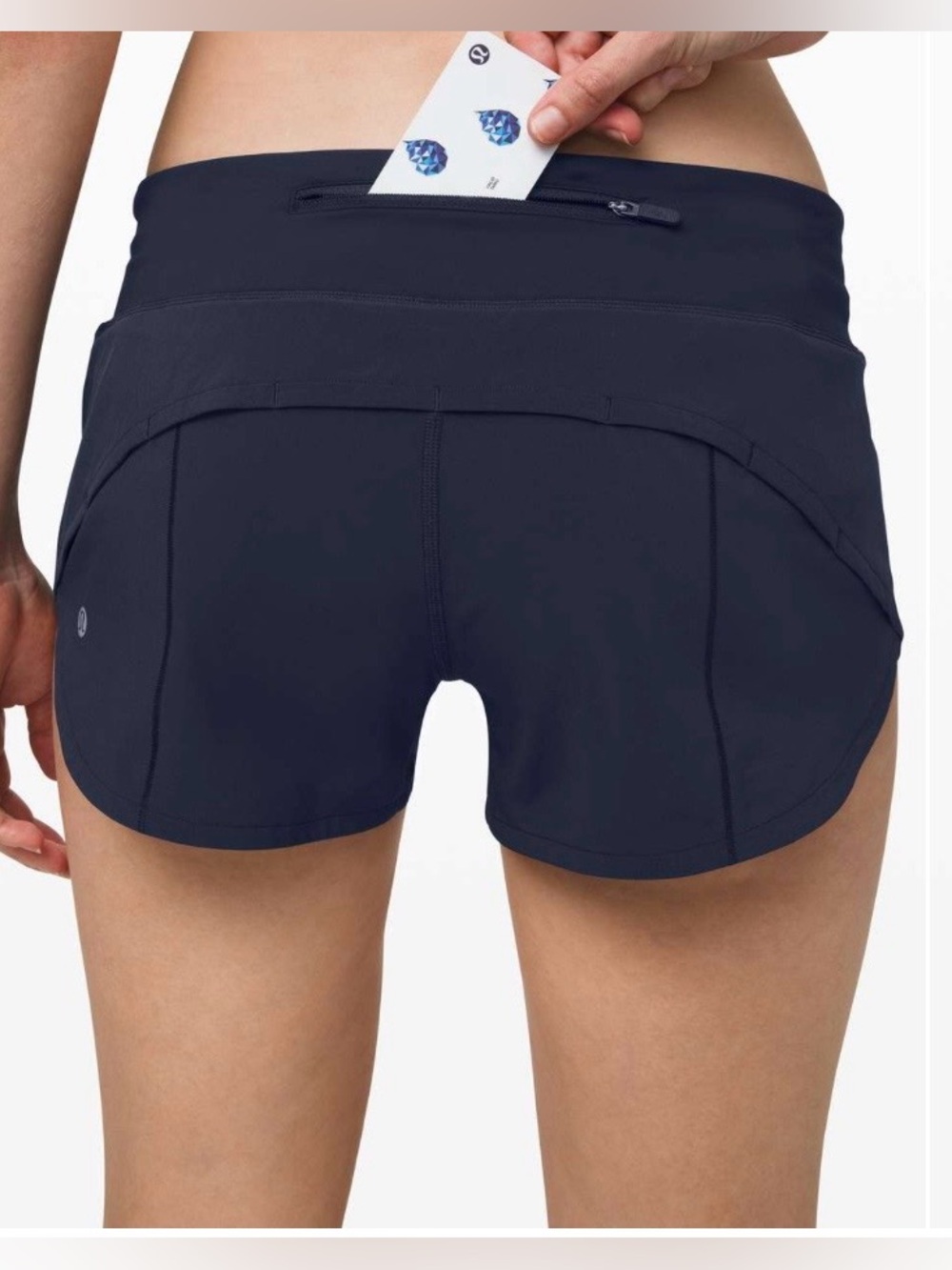 Lululemon athletica Women’s Speed Up Short *2.5"  Low-Rise True Navy Size 12